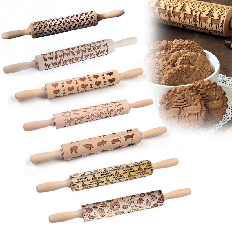 Lisslune | Engraved rolling pin for creative patterns