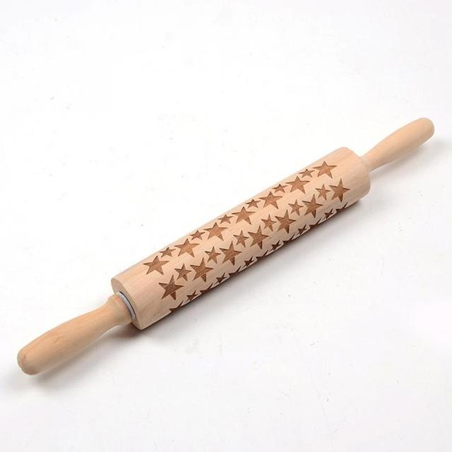 Lisslune | Engraved rolling pin for creative patterns