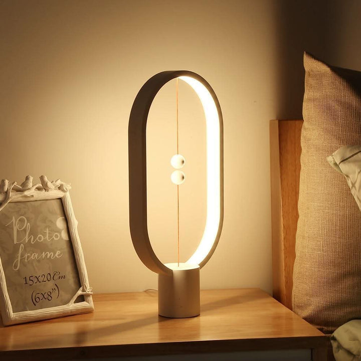 Lisslune | Wood LED Table Lamp with Magnetic Switch
