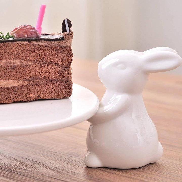 Lisslune | Rabbit Ceramic Dessert Server Tray
