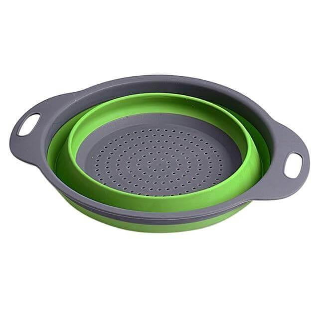 Lisslune | Foldable Silicone Colander Fruit Vegetable Washing Basket
