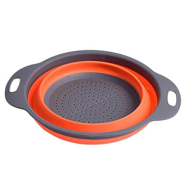 Lisslune | Foldable Silicone Colander Fruit Vegetable Washing Basket