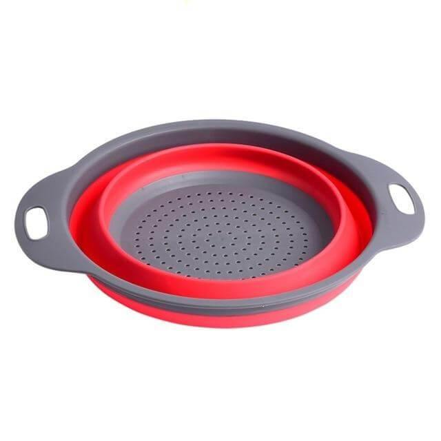 Lisslune | Foldable Silicone Colander Fruit Vegetable Washing Basket