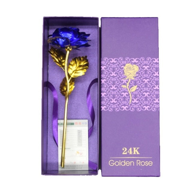 Lisslune | 24k gold-plated rose | Including certificate and luxurious gift box