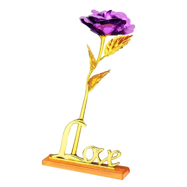 Lisslune | 24k gold-plated rose | Including certificate and luxurious gift box