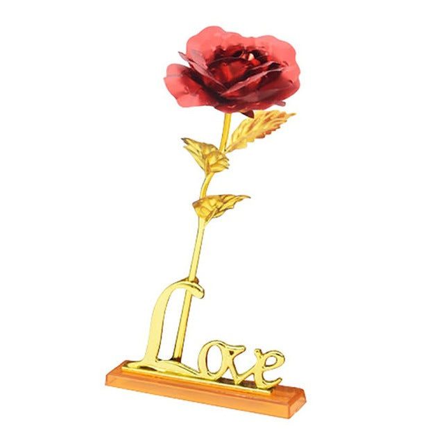 Lisslune | 24k gold-plated rose | Including certificate and luxurious gift box