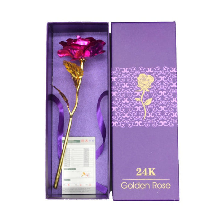 Lisslune | 24k gold-plated rose | Including certificate and luxurious gift box