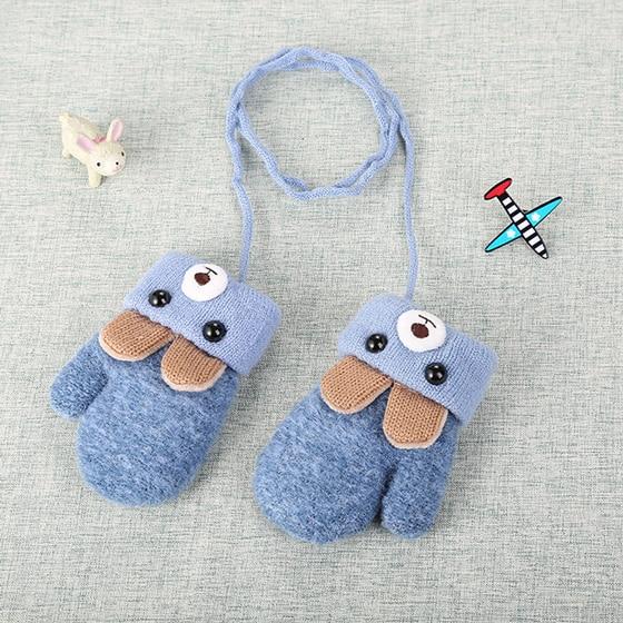 Lisslune | Children's gloves with bunny design (0-4 years)
