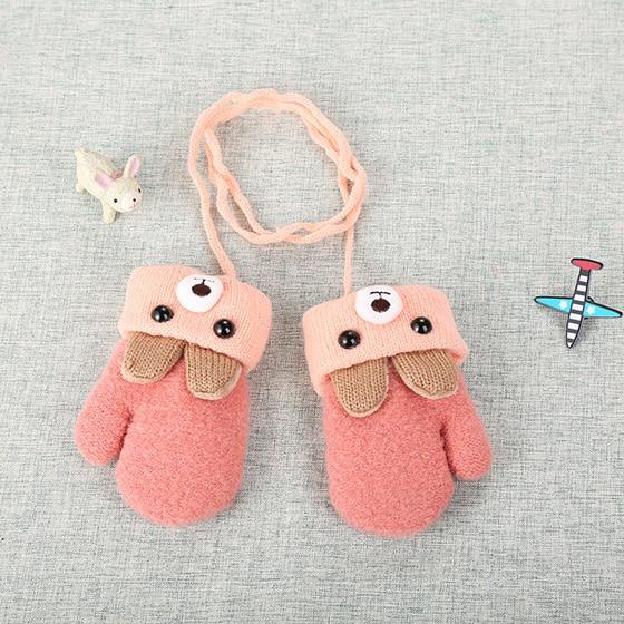 Lisslune | Children's gloves with bunny design (0-4 years)