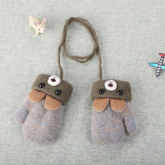 Lisslune | Children's gloves with bunny design (0-4 years)