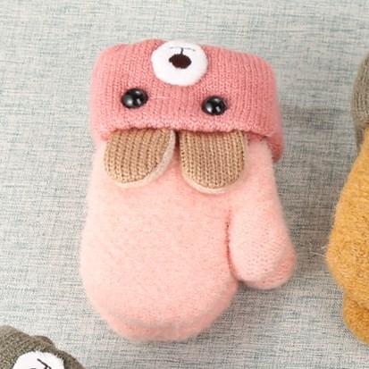 Lisslune | Children's gloves with bunny design (0-4 years)