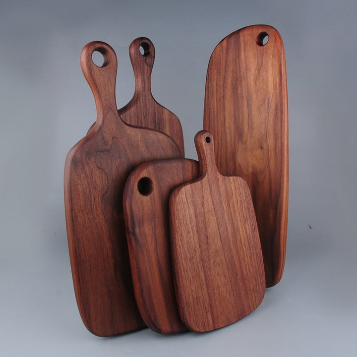 Lisslune | Japanese Walnut/Beech Special Shape Cutting Board made of solid wood