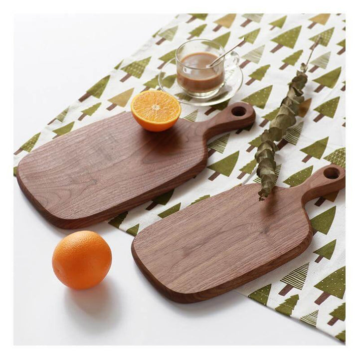 Lisslune | Japanese Walnut/Beech Special Shape Cutting Board made of solid wood