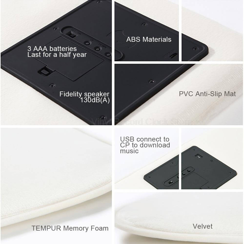 Lisslune | Pressure Sensitive Step on Rug Carpet Alarm Clock