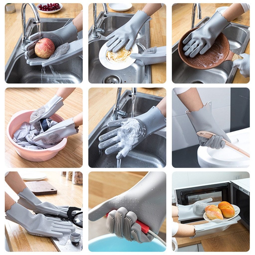 Lisslune | Reusable Silicone Cleaning Gloves
