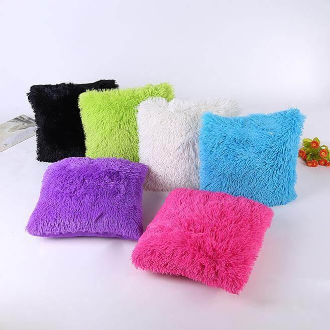 Lisslune | Puffy Fuzzy Hairy Pillow Cases