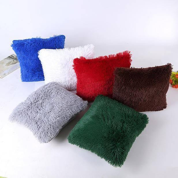 Lisslune | Puffy Fuzzy Hairy Pillow Cases