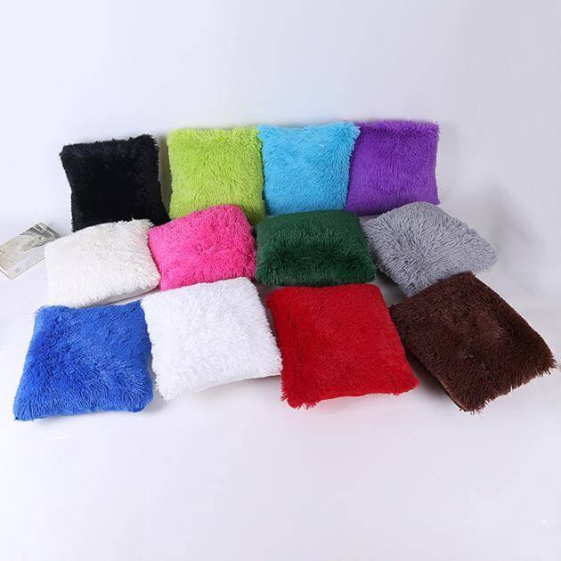 Lisslune | Puffy Fuzzy Hairy Pillow Cases