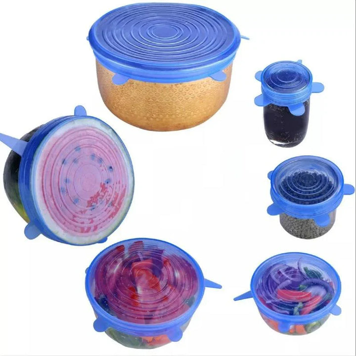 Lisslune | 6-piece Set Flexible Silicone Lid