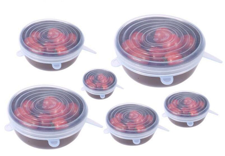 Lisslune | 6 stretchable silicone closure caps