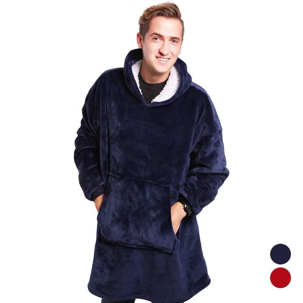 Lisslune | Therapeutic Blanket Hoodie - Red or Blue