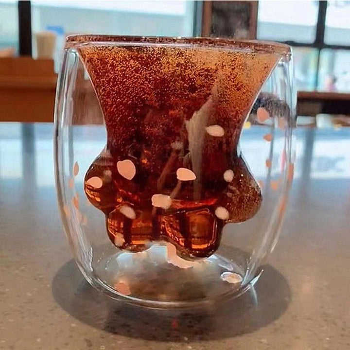 Lisslune | Cat Paw Glass Mug