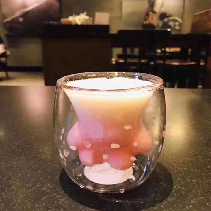 Lisslune | Cat Paw Glass Mug