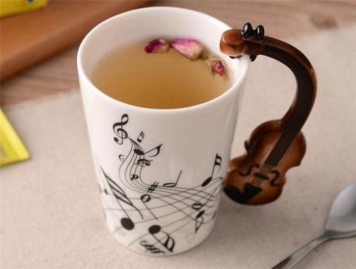 Lisslune | Guitar Style Ceramic Mug