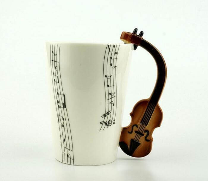 Lisslune | Guitar Style Ceramic Mug