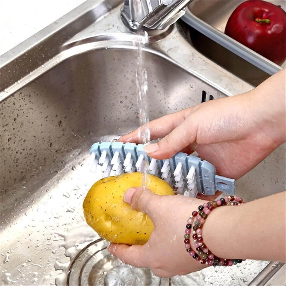 Lisslune | Fruit and Vegetable Washing Sponge Scrubber