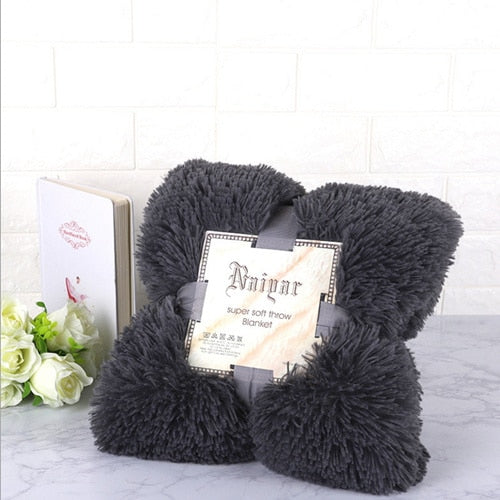 Lisslune | Therapeutic Activated Carbon Fluffy Velvet Fleece Throw Blanket - Crib to King Size