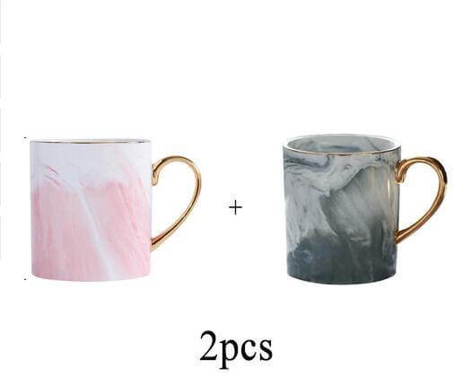 Lisslune | European Marble Porcelain Mug