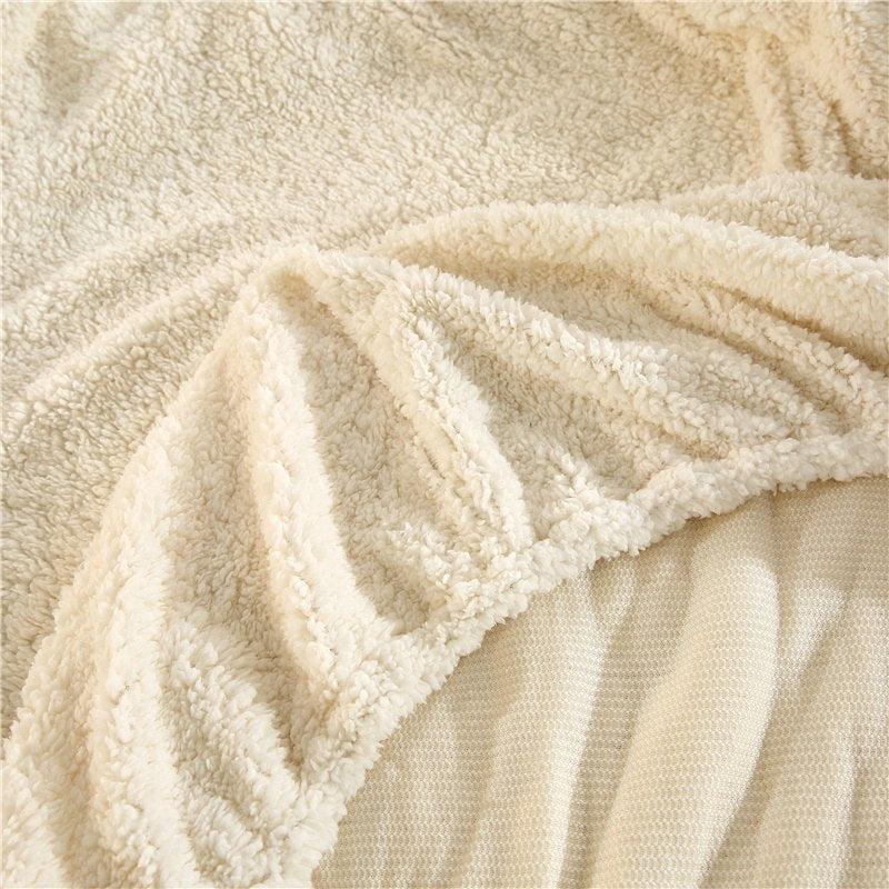 Lisslune | Synthetic Lambswool Fleece Fitted Sheet