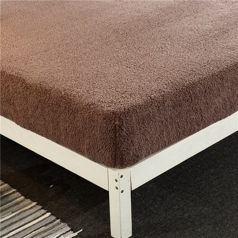 Lisslune | Synthetic Lambswool Fleece Fitted Sheet