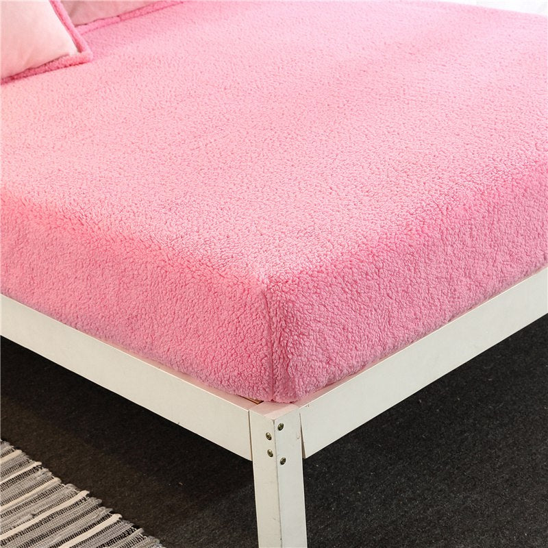 Lisslune | Synthetic Lambswool Fleece Fitted Sheet
