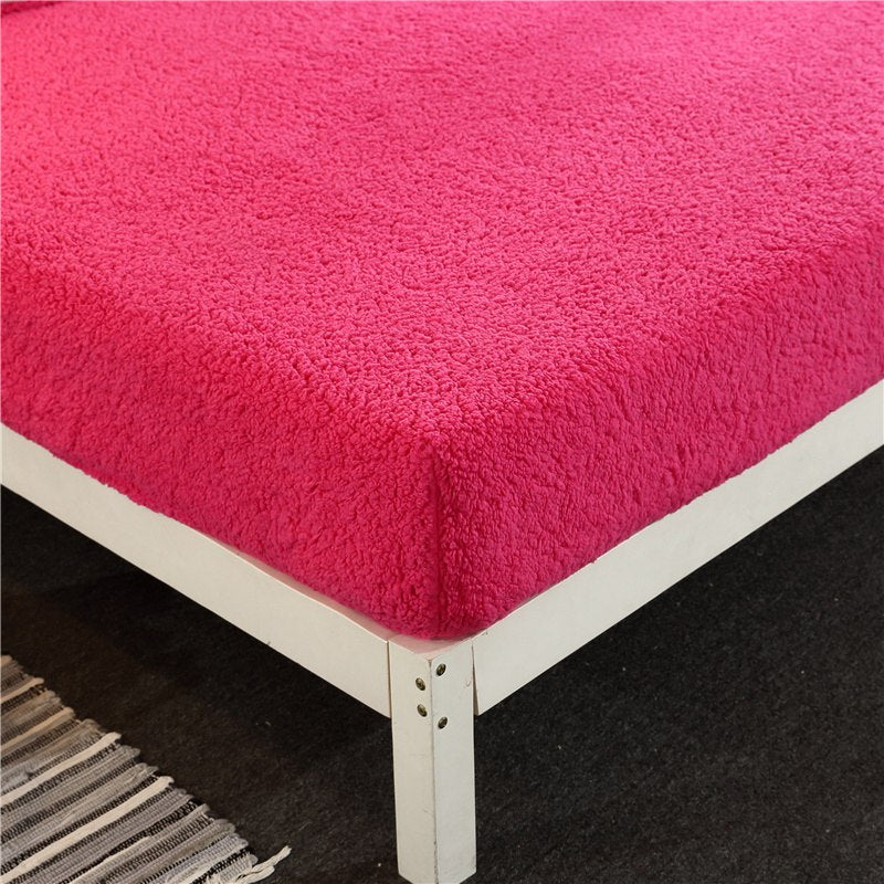 Lisslune | Synthetic Lambswool Fleece Fitted Sheet