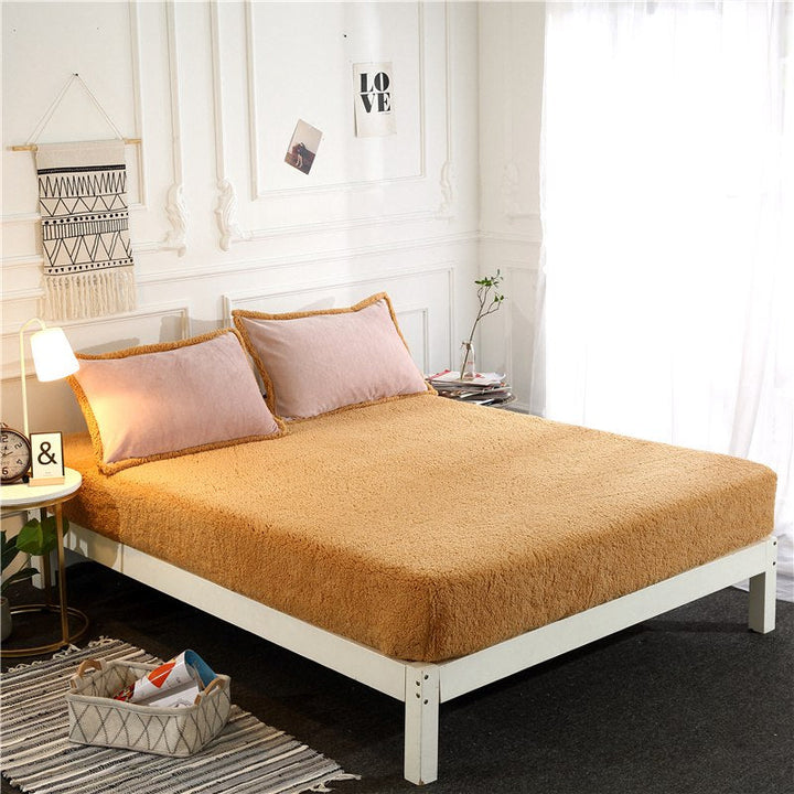 Lisslune | Synthetic Lambswool Fleece Fitted Sheet