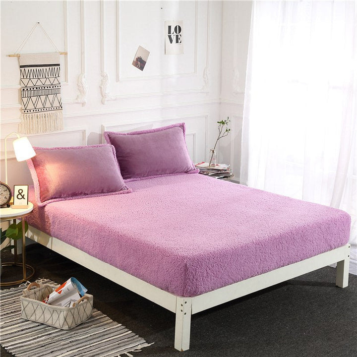 Lisslune | Synthetic Lambswool Fleece Fitted Sheet