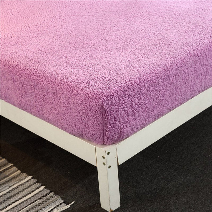 Lisslune | Synthetic Lambswool Fleece Fitted Sheet
