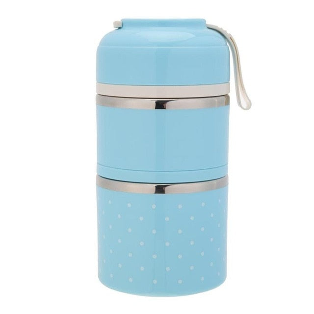 Lisslune | 3 Levels Steel Lunchbox (Leakproof - 1.4L)