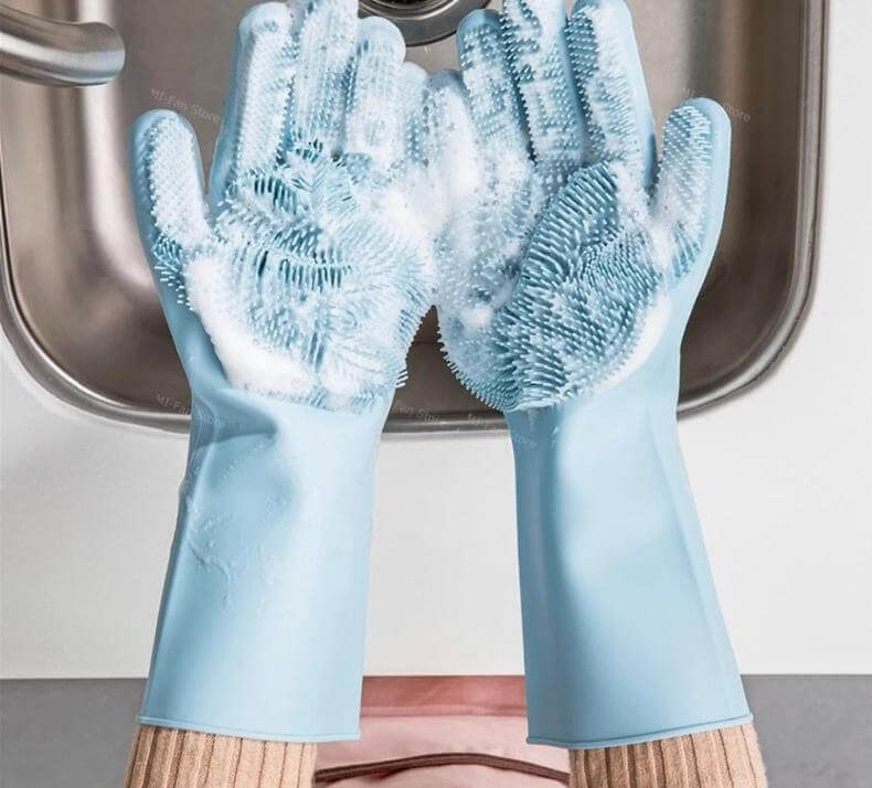 Lisslune | Non-Slip Magic Silicone Cleaning Gloves