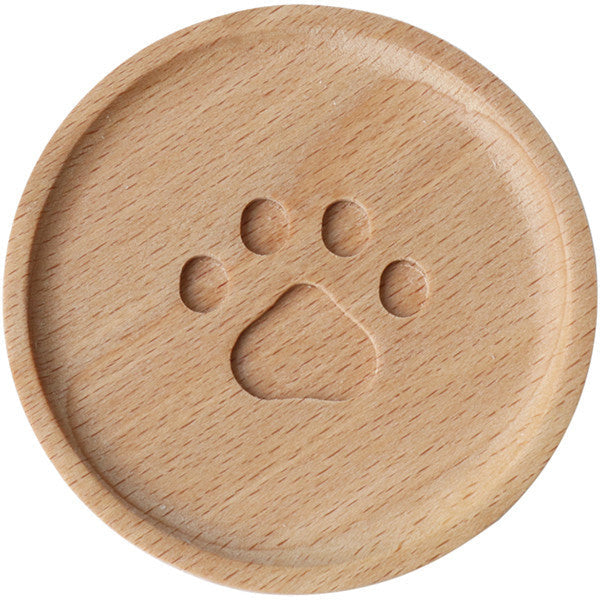 Lisslune | Cute Cat Paw Wooden Coaster