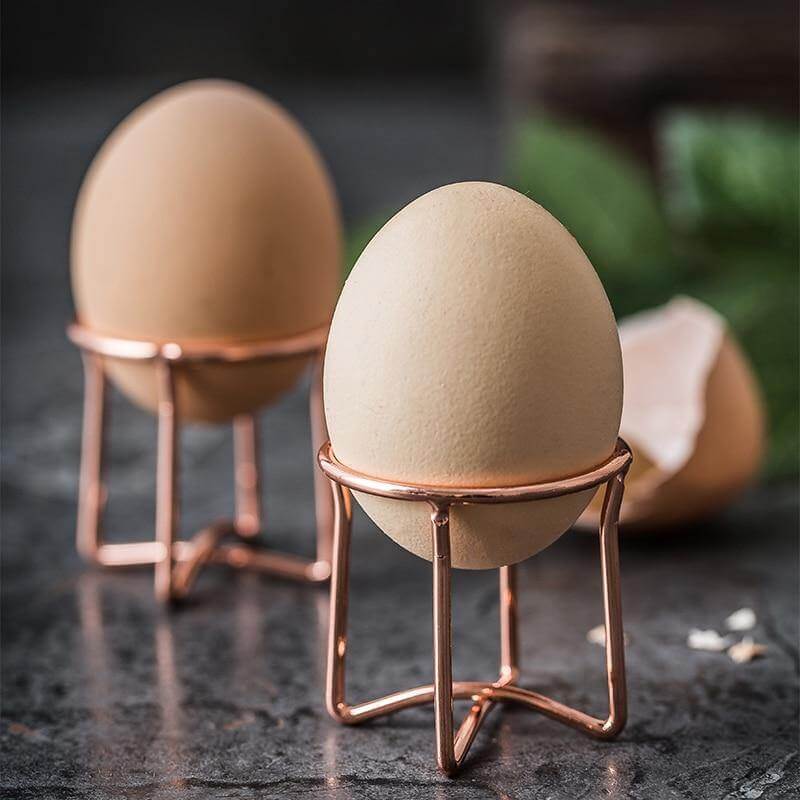 Lisslune | 3pcs Elegant Metal Egg Holder