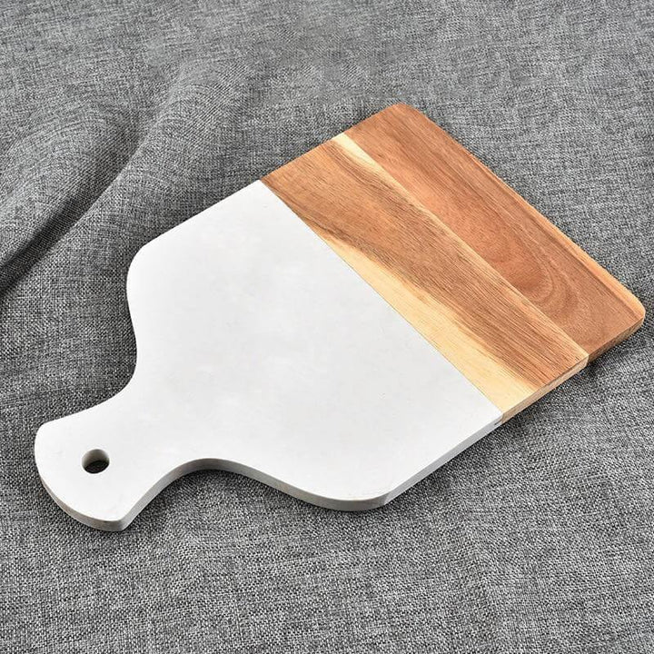 Lisslune | Marble & Acacia Wood Cutting Board