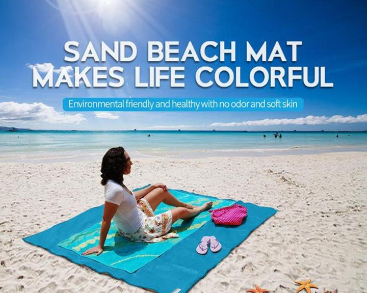 Lisslune | XXL Sand-free Beach Towel | Sand Sheet® | 200x200