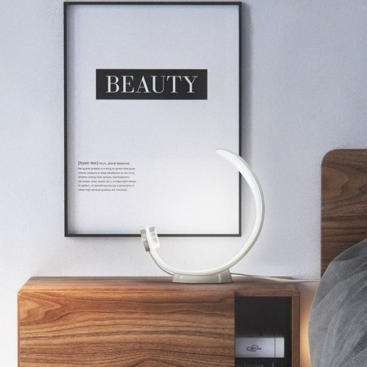 Lisslune | Modern Nordic Curl Table LED Lamp