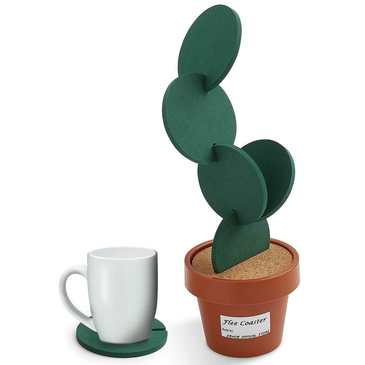 Lisslune | Non-Slip Cactus Coaster Set