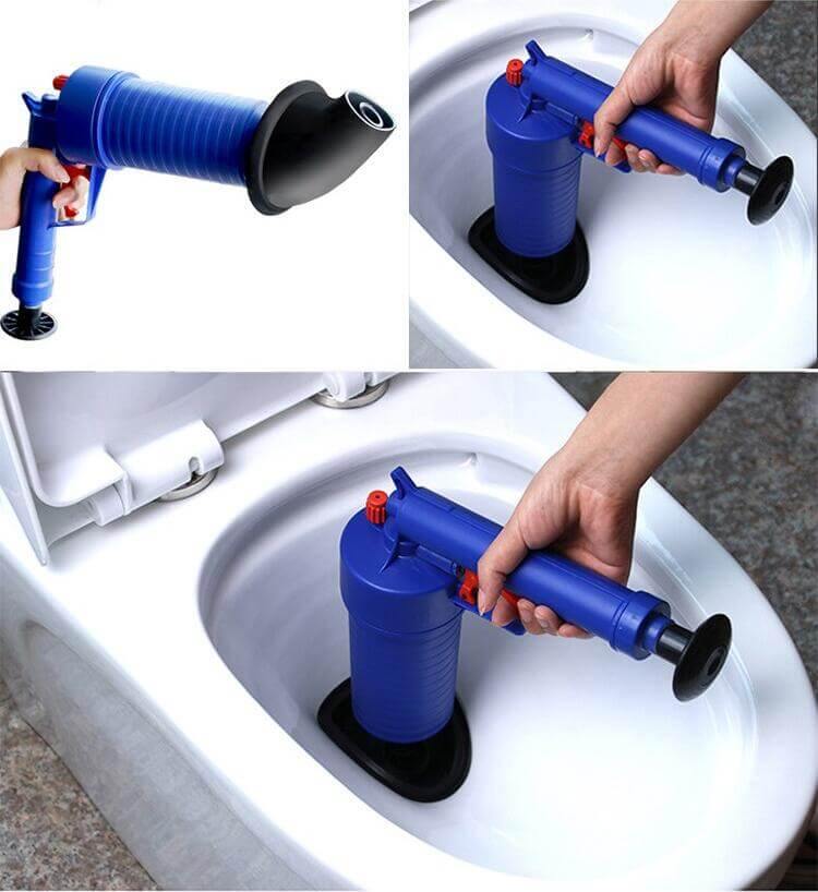 Lisslune | High Pressure Air Drain Clog Remover Pump Plunger Kit