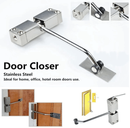 Lisslune | Adjustable Stainless Steel Automatic Door Hinge