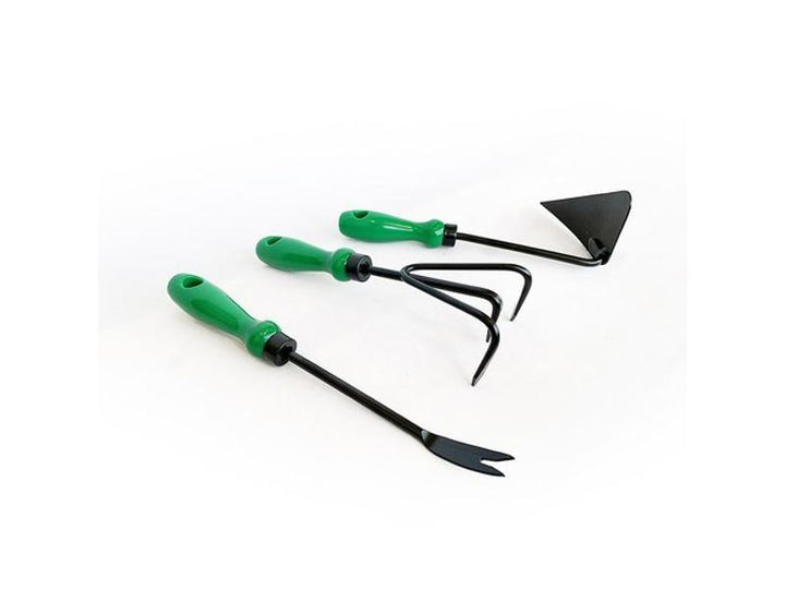 Lisslune | Essential 3-piece Gardening Tool Set: Rake, Weeding and Fork for Garden Maintenance